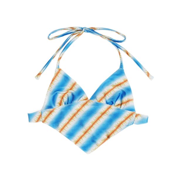 Trio Bikini Top - Shock Blue