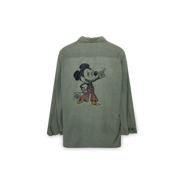 Vintage 1960s Vietnam Mickey Mouse Army Jacket