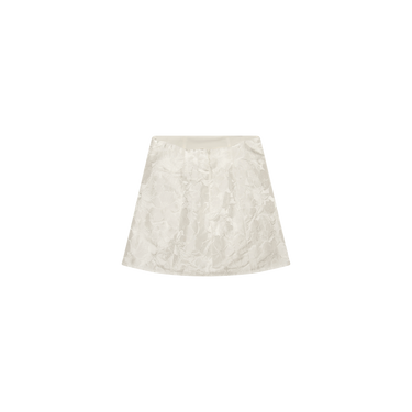 For Love & Lemons White Floral Mini Skirt