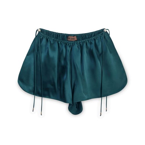 Silk Turquoise French Knickers