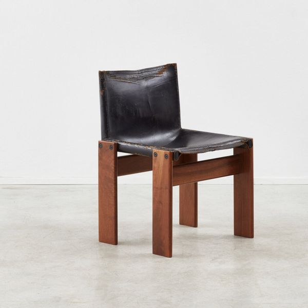 Afra & Tobia Scarpa Monk Chair Molteni, Italy 1974