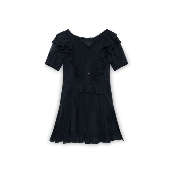 Isabel Marant Étoile Black Ruffled Dress