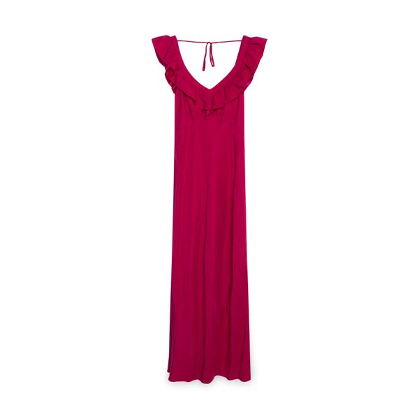 Reformation Fuschia Midi Dress