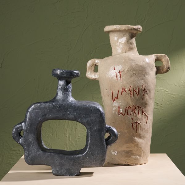 Set of Two Core Vessels by Willem van Hooff, Glazed Earthenware, The Netherlands, 2020s