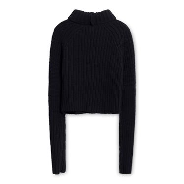 T by Alexander Wang Turtleneck Sweater - Black