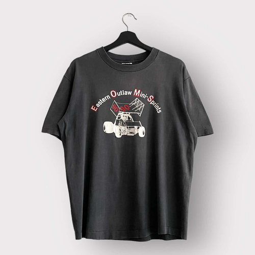 Vintage 1980s Eastern Outlaw Mini-Sprints Racing Faded Tee