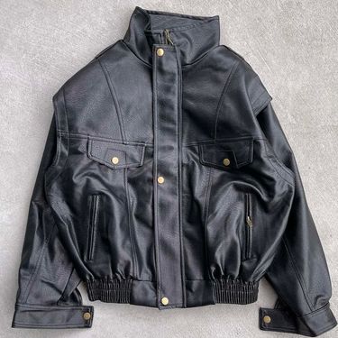 Vintage 2000s Japanese Biker Leather Jacket