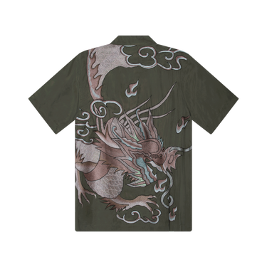 Maharishi Green Dragon Embroidery Shirt