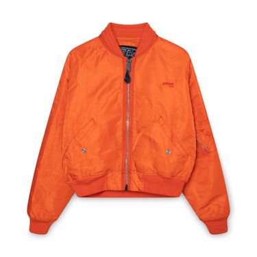 Schott Orange Bomber Jacket