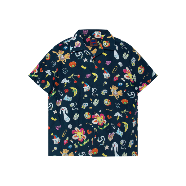 Marc Jacobs Heaven Navy Stickers Shirt