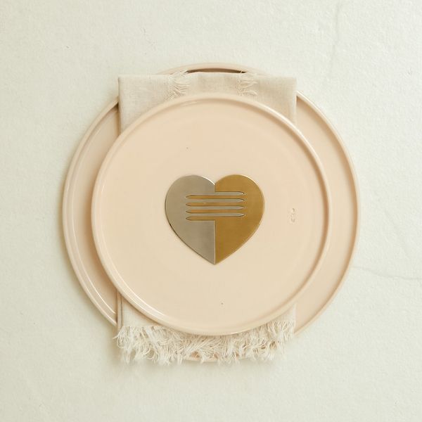 Gold Heart Part Utensils