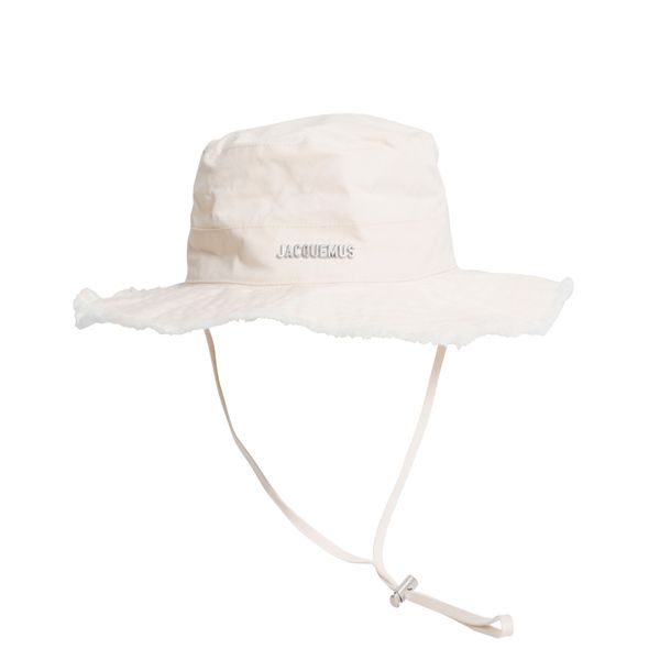 Jacquemus Beige Le Bob Artichaut Cotton Bucket Hat