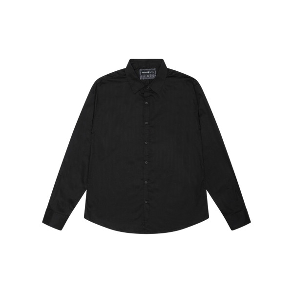 Beverly Hills Polo Club Black Button Up