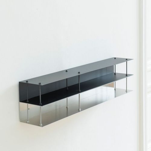 Unit Black (Dawn), Aluminium Shelf Series By Giseok Kim