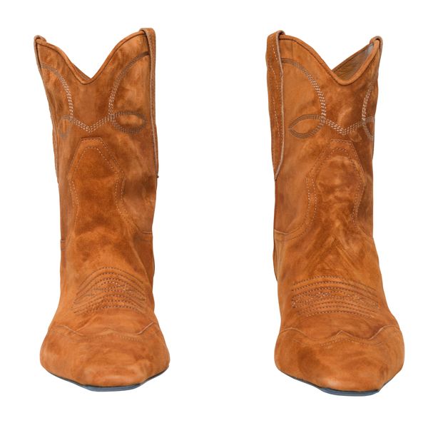 Khaite Dallas Suede Cowboy Boot 