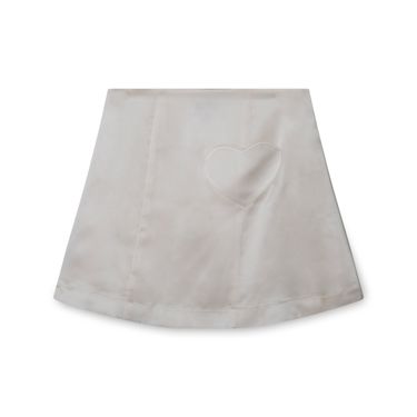 High Waist Mini Skirt in Pearl