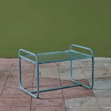 Bronze Patio Side Table 1 by Walter Lamb for Brown Jordan
