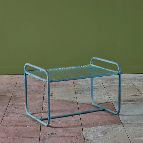 Bronze Patio Side Table 1 by Walter Lamb for Brown Jordan