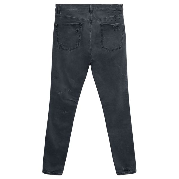 Ksubi Chitch Distressed Slim-Leg Jeans in Dark Age