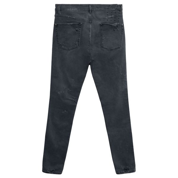 Ksubi Chitch Distressed Slim-Leg Jeans in Dark Age 