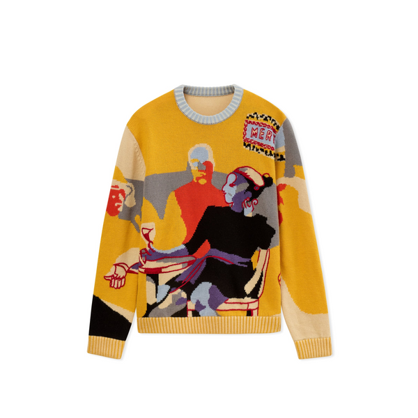 One Last Drink Hand Embroidered Sweater