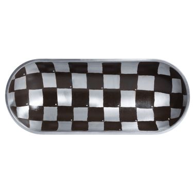 Long Standing Bowl - Checkers