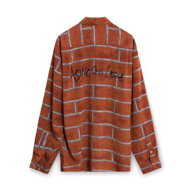 Moschino Brick Patterned Button-Down Shirt