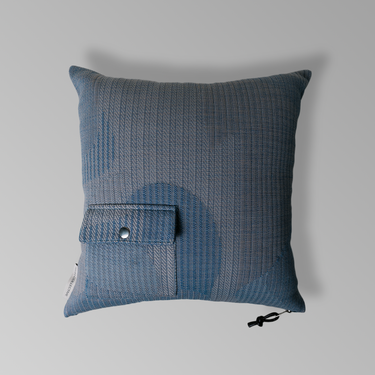 The Stash Pillow in La Jolla Blue