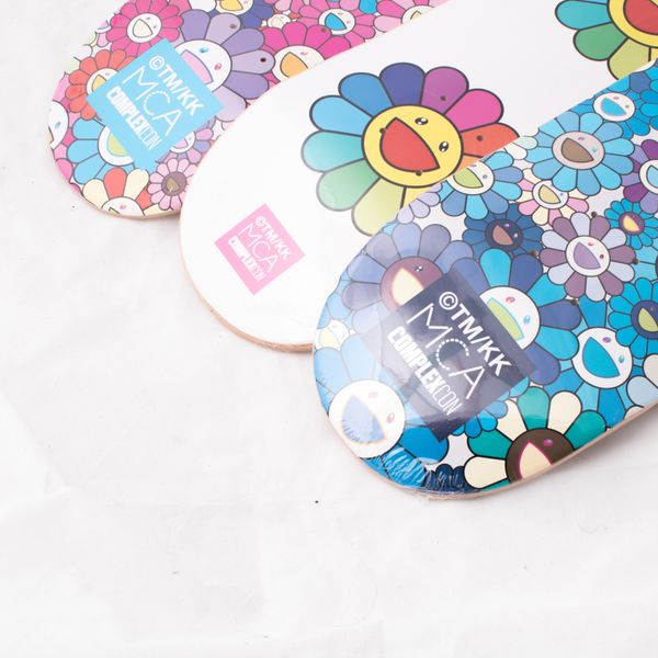 Takashi Murakami x ComplexCon Skate Deck Set-Multi Flower