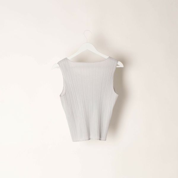 Issey Miyake Pleats Please Scoop Neck Tank