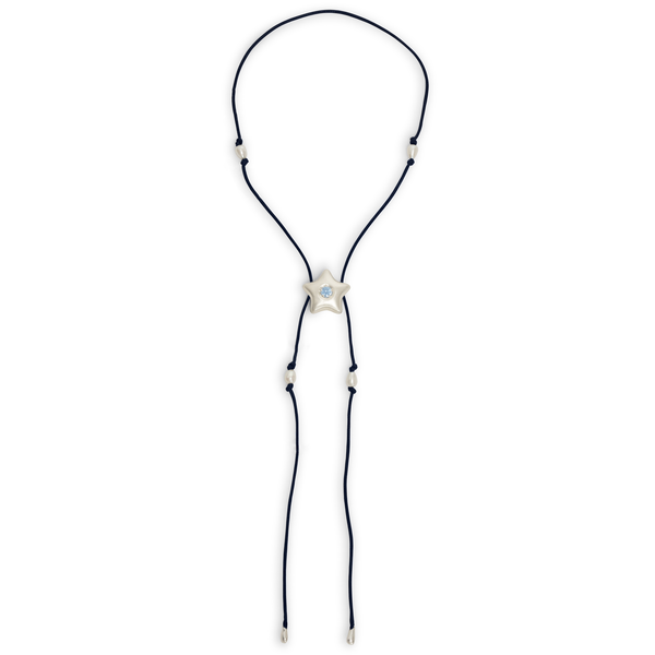 Star Two-Way Cord Bolo Necklace