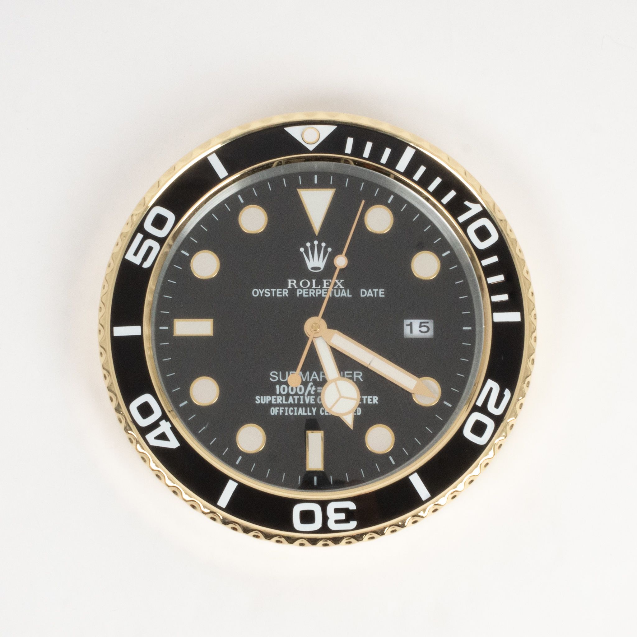 Big rolex wall clock hot sale