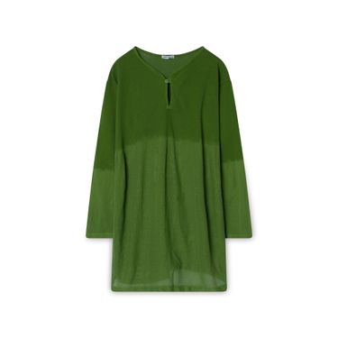 Issey Miyake Green Net Dress