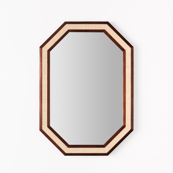 Rattan Small Mirror by Edin & Lina Kjellvertz