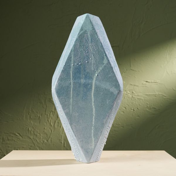 'Condensation' Series, C1, Glazed Ceramic Sculpture in Blue by Eunsol Kim , The Netherlands, 2025"