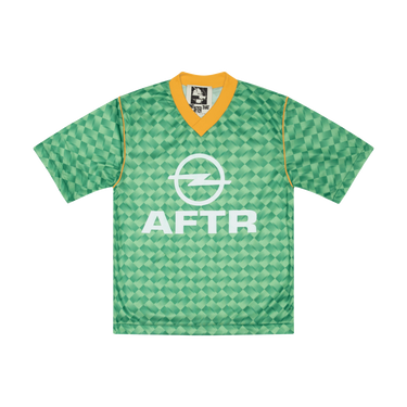 Vintage Green and Yellow Soccer Jersey