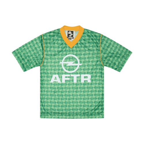 Vintage Green and Yellow Soccer Jersey