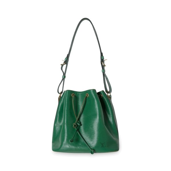 Louis Vuitton Epi Petit Noe Borneo Green Bag