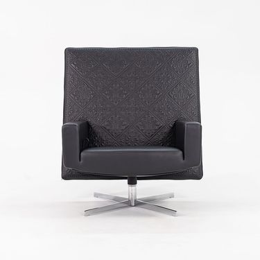 Jackson Lounge Chair with Signature Leather Embroidery by Marcel Wanders for MOOOI, 2022