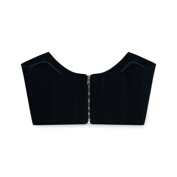 Miaou Black Corset Top