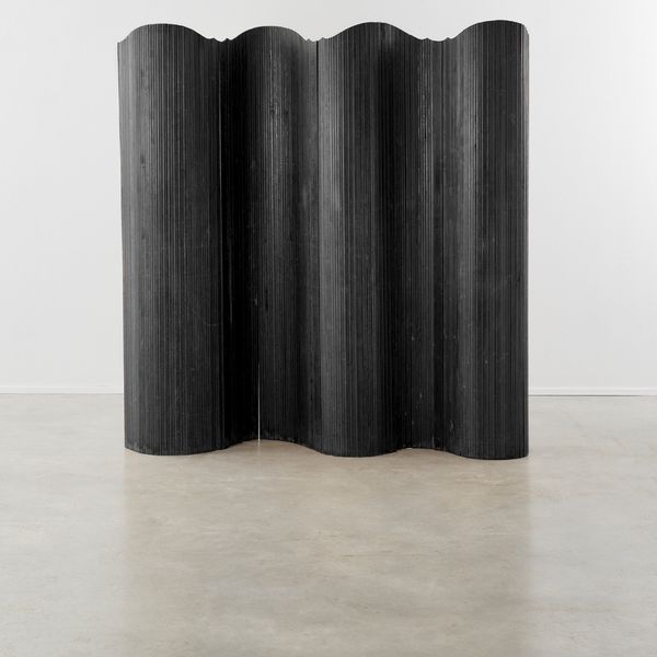 Jomaine Baumann (attributed) Black Tambour Screen, S.N.S.A, Europe, 20th C.