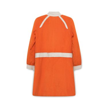 Marc Jacobs Ruffled Orange Coat
