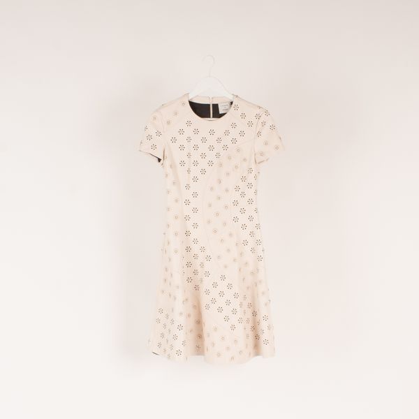 Coach x Rodarte Leather Wipstitch Dress