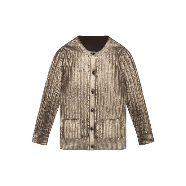 Prada Gold Cardigan