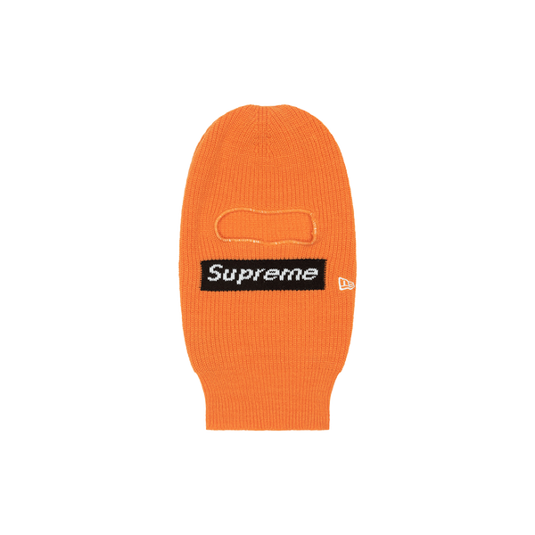 Supreme Orange New Era Box Logo Balaclava