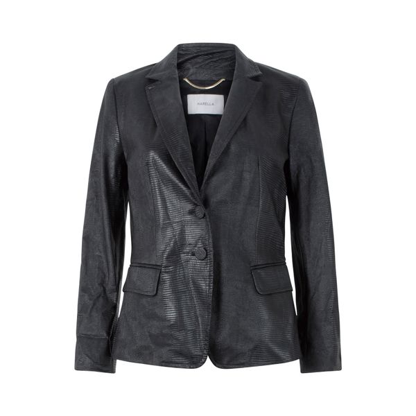 Marella Faux Leather Blazer 