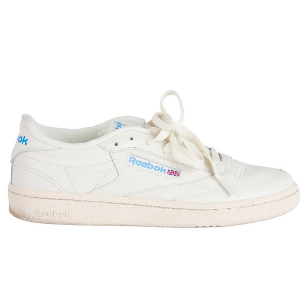 Reebok Club C 85 Sneaker- Cream/Baby Blue