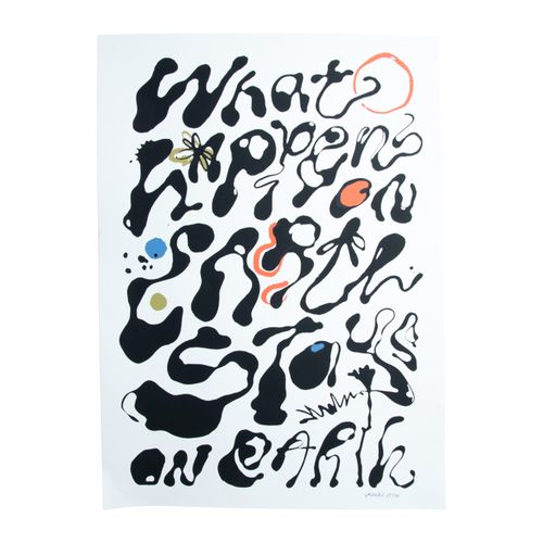 "What Happens On Earth Stays On Earth" Print