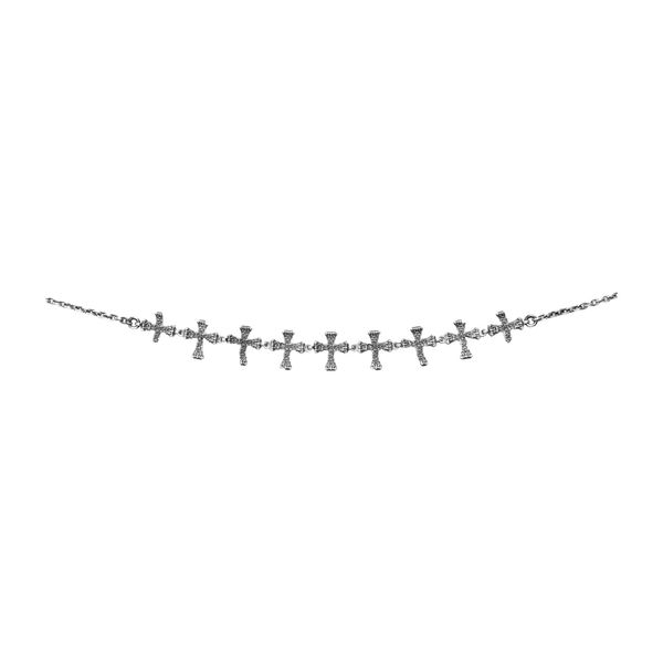 Floral Cross Waist Chain, Small Crosses