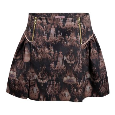 Ted Baker London- Chandelier Print Pleated Skirt
